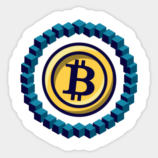 blockchain bitcoin do not trust verify Sticker